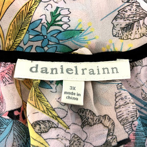 Daniel Rainn Tops - daniel rainn Floral Tassel Plus Blouse Top Sz 3X Daniel Rainn Tops - daniel rainn Floral Tassel Plus Blouse Top Sz 3X